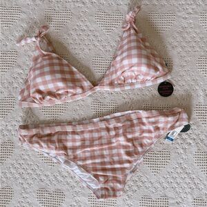 gingham bikini